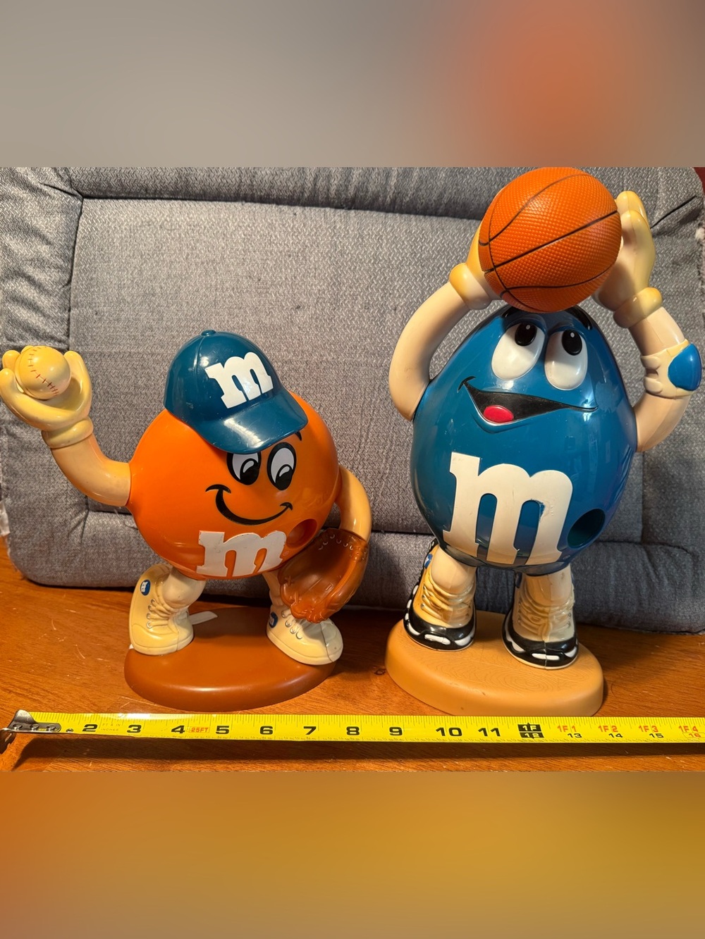M&M'S Orange & Blue Sports Character Figures